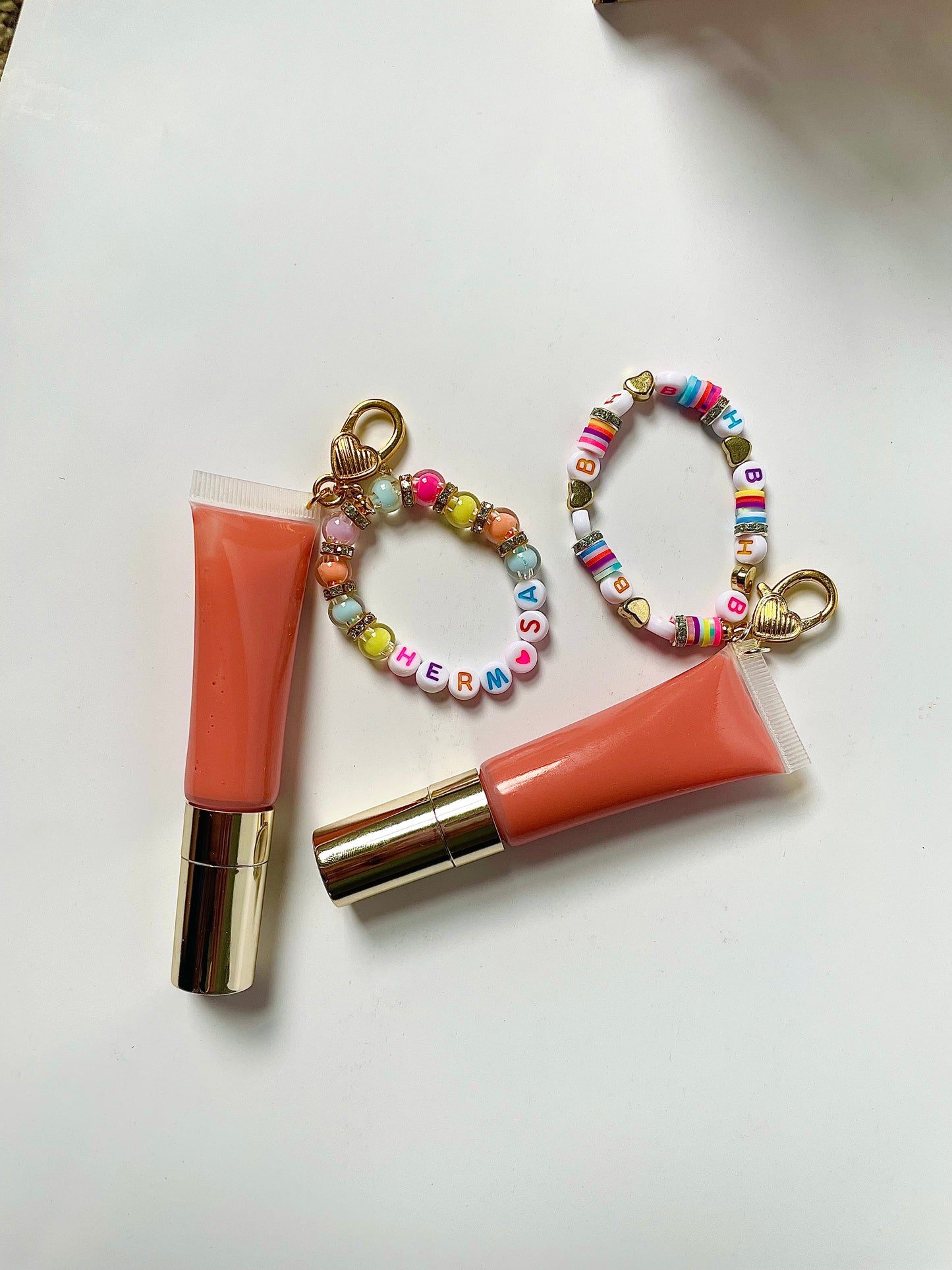 Mini charm lip gloss